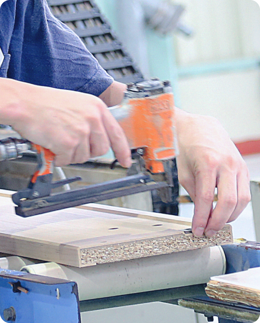 一つ一つ丁寧に仕上げられた製品作り